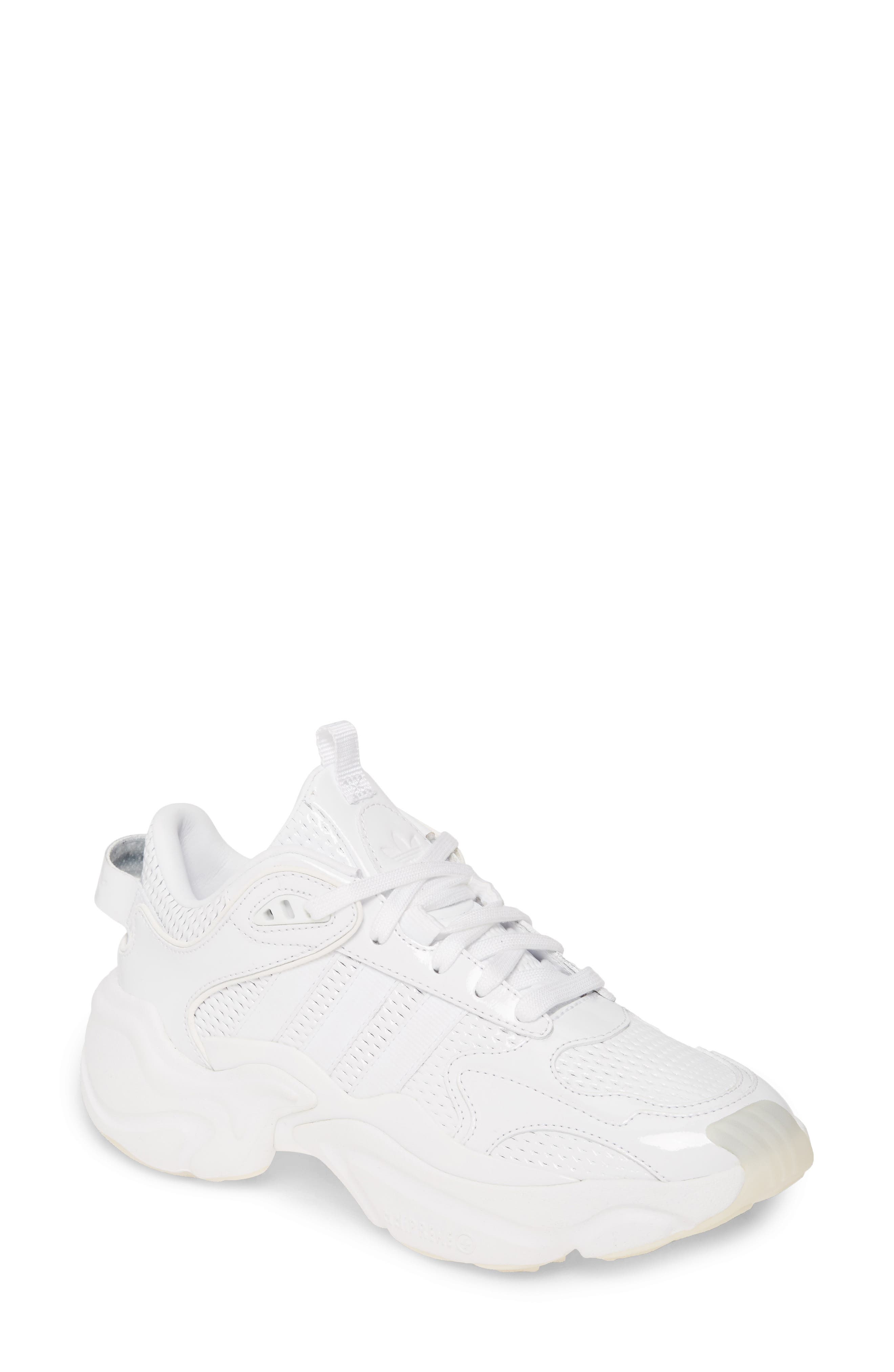 Tephra Runner Sneaker, Main, color, WHITE/ WHITE/ CORE BLACK