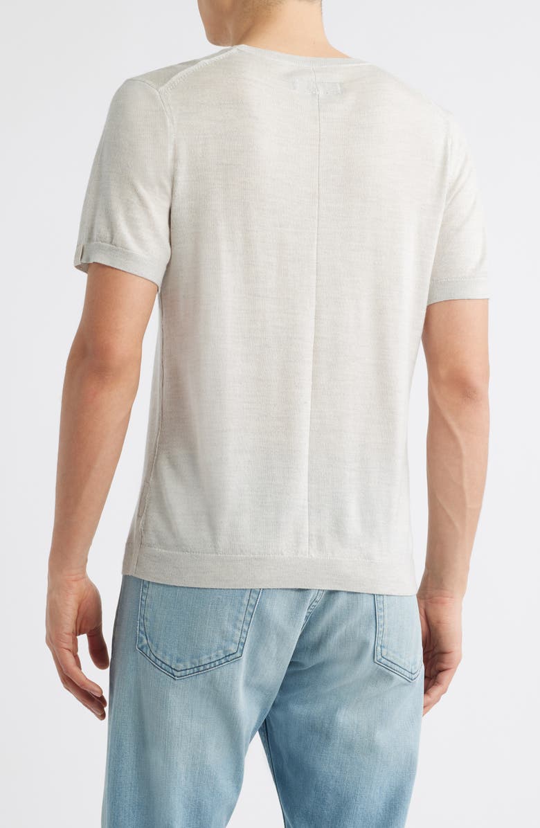 rag & bone Aulton Wool Blend T-Shirt, Alternate, color, Ivory