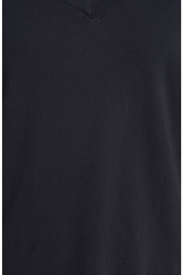 The Perfect V-Neck Tee, Alternate, color, CAVIAR