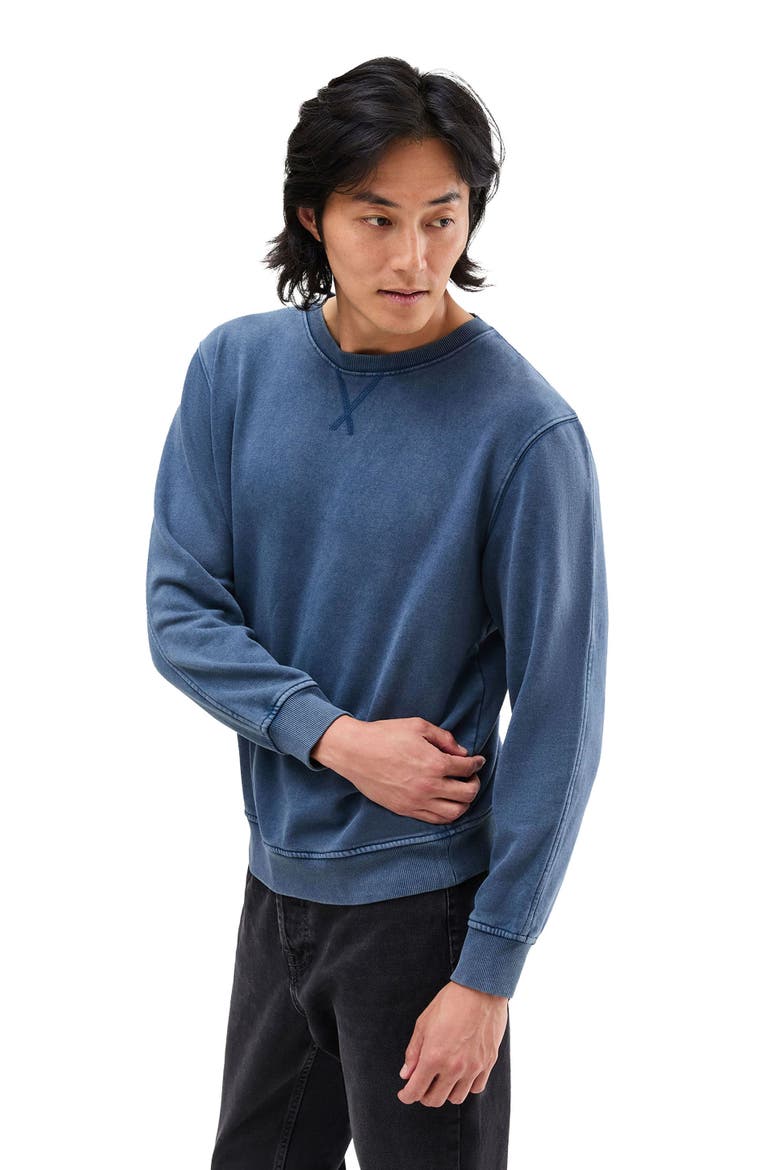 The Recycled Fleece Sweatshirt, Alternate, color, Mineral Moonlit Ocean