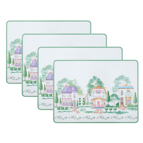 Spice Village Cork Placemat Set of 4, Multicolor - 12x16