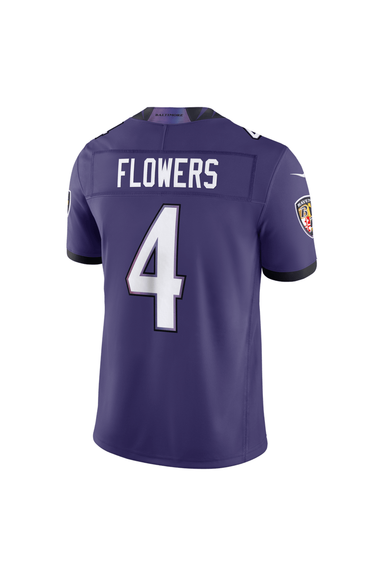 Men's Nike Zay Flowers Purple Baltimore Ravens Vapor F.U.S.E. Stitched Limited Jersey, Alternate, color, Purple