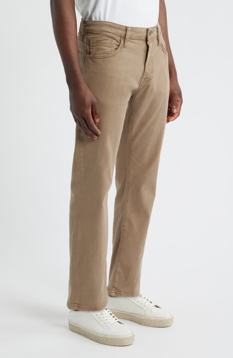 Mavi Jeans Zach Straight Leg Stretch 5-Pocket Pants, Alternate, color, Shitake Luxe Twill