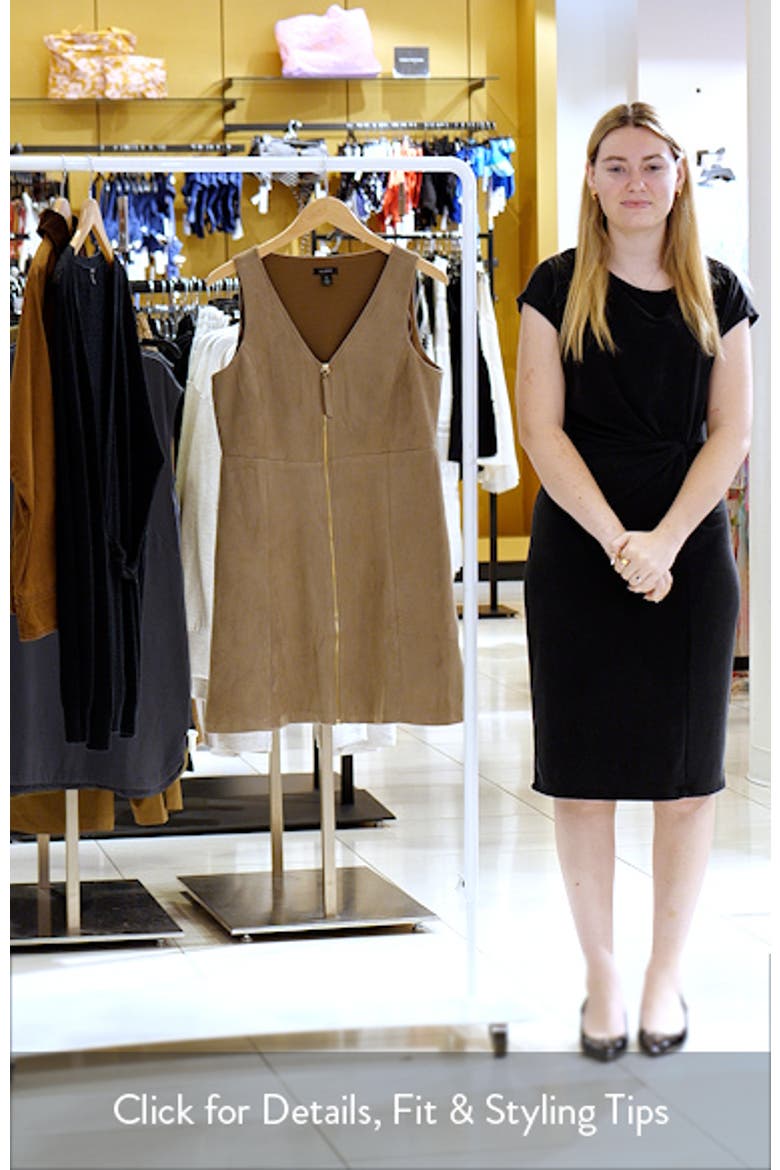 Zip Front Sleeveless Minidress video