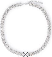 OFF WHITE Men's Enamel Arrow Necklace