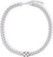 OFF WHITE Men's Enamel Arrow Necklace