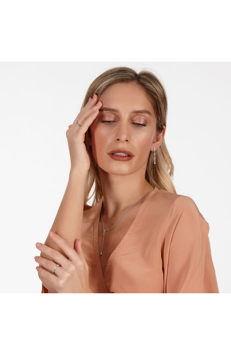 Lucy Quartermaine Skinny Drip Earrings, Alternate, color, Sterling Silver