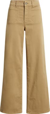 FRAME Le Slim Modernist Pocket Palazzo Jeans