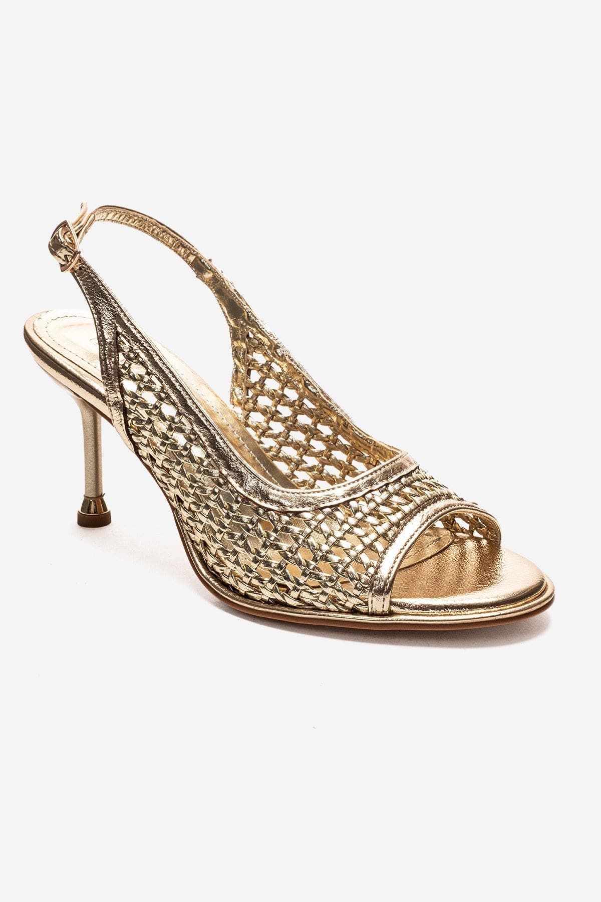 Bonito Stiletto Sandal, Alternate, color, Gold