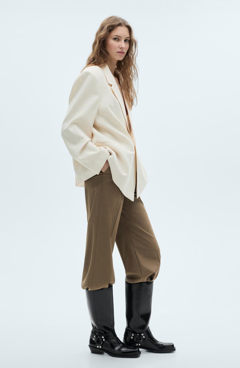 MANGO Patent Engineer Boot, Alternate, color,