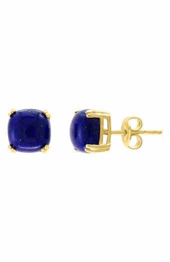 Lapis Lazuli Stud Earrings