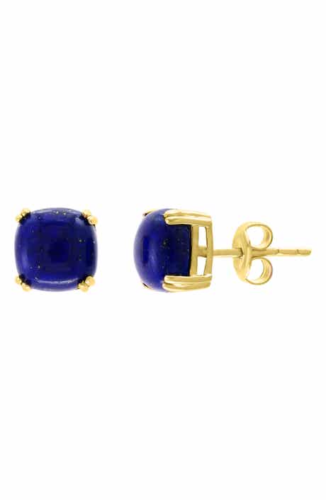 Lapis Lazuli Stud Earrings