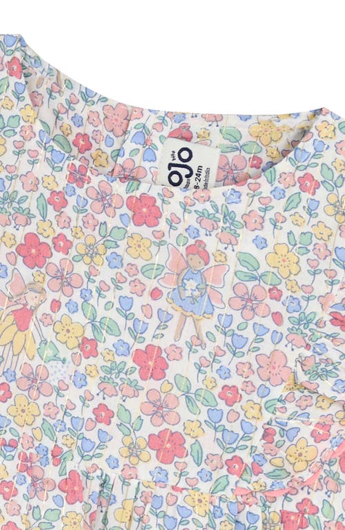 Jojo Maman Bébé Jojo Maman Bebe Floral Summer Dress & Bloomers In White
