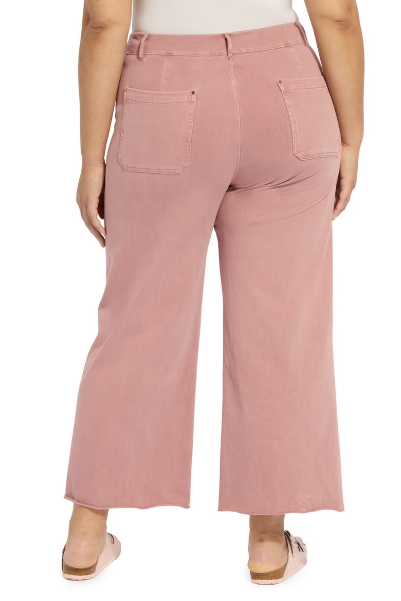 'Lyssentials Erin High Waist Wide Leg Pants, Alternate, color, ANTIQUE WASH MAUVE