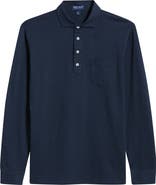 Peter Millar Landon Crown Crafted Long Sleeve Polo