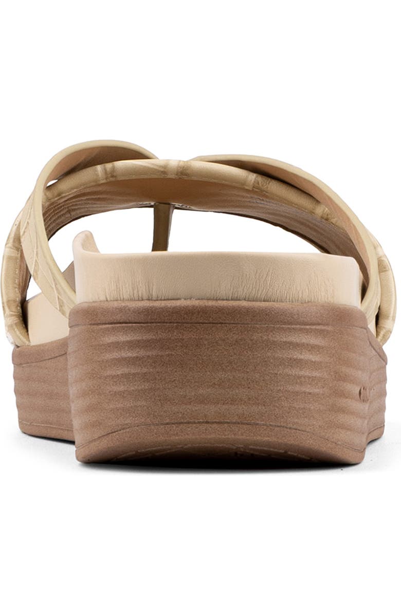 Donald Pliner Farrahst Platform Wedge Sandal, Alternate, color, Almond