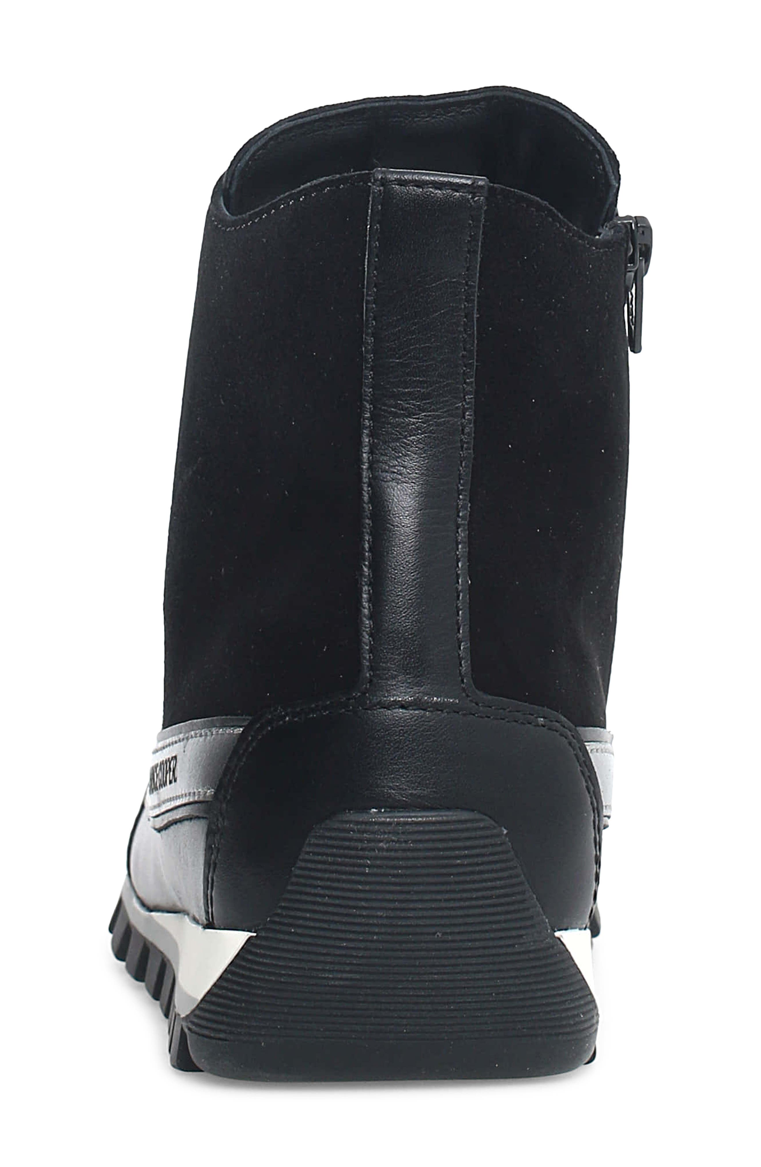 Candice Cooper Janis Strip High Top Sneaker, Alternate, color, Black