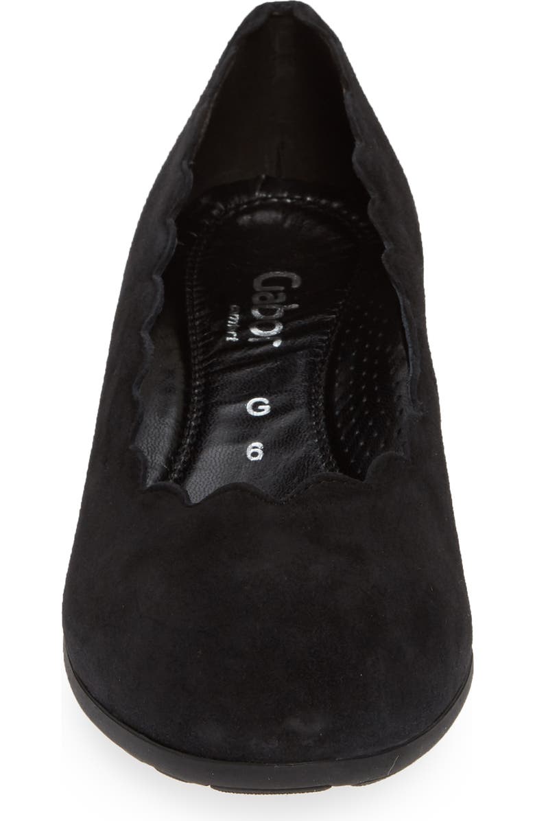 Gabor Scalloped Pump, Alternate, color,