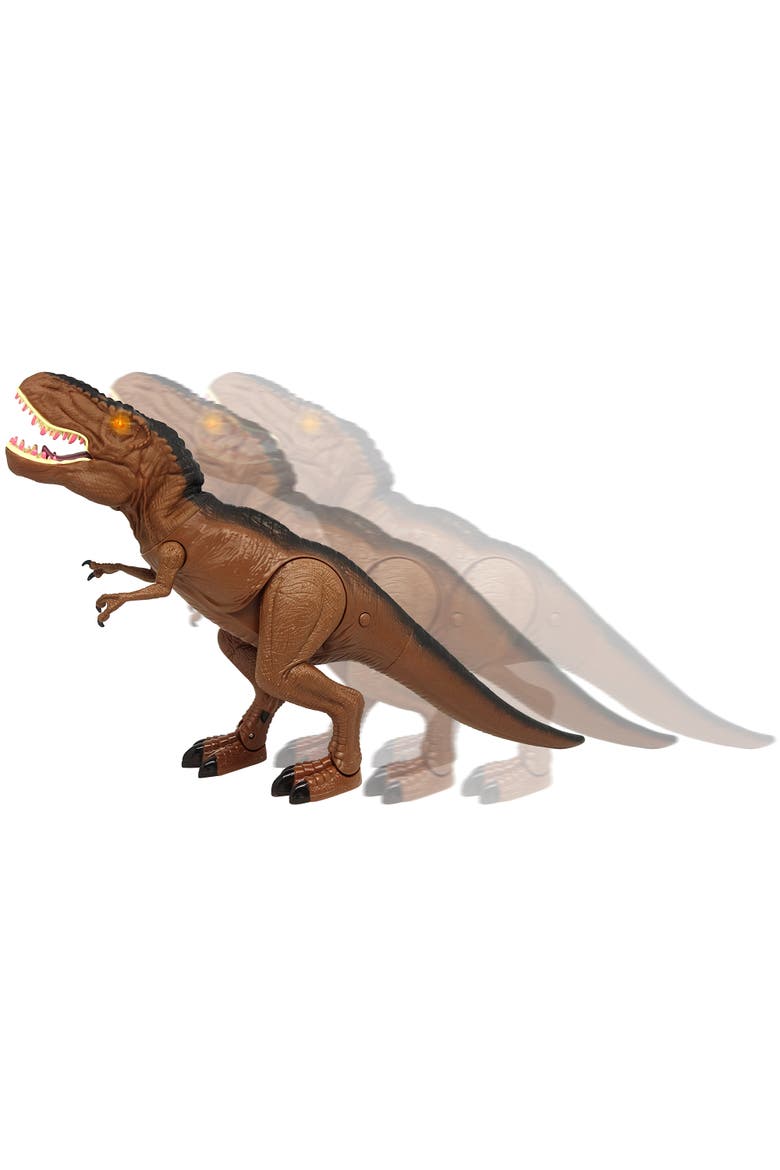 Mighty Megasaur, Walking Megasaur, Brown Realistic Dinosaur Toy, 3+, Alternate, color, Multicolored