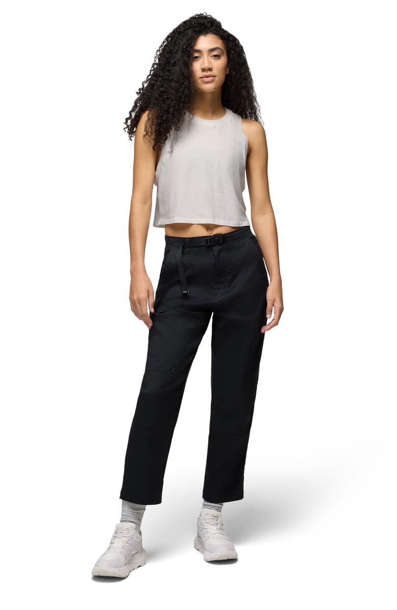 prAna Stretch Zion<sup>™</sup> Cinch Closure Pants, Alternate, color, Black