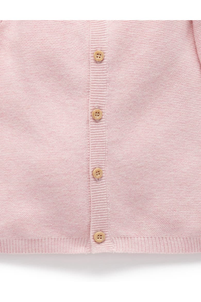 Textured Knit Cardigan, Alternate, color, Pink Melange