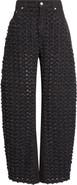 Stella McCartney Relaxed Laser Bouclé Barrel Leg Jeans