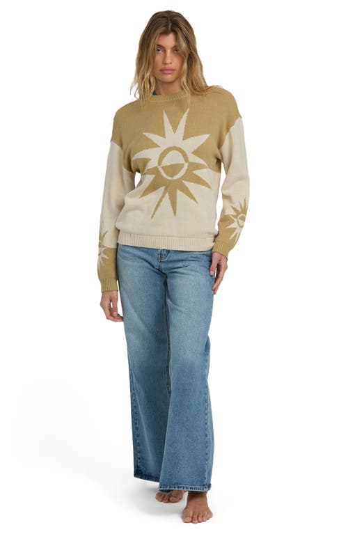 Billabong Reverse Heat Oversize Cotton Blend Sweater In Multi