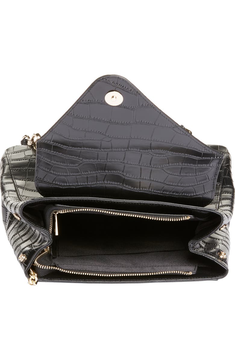 8 Other Reasons x Jill Jacobs Croc Embossed Leather Backpack, Alternate, color,