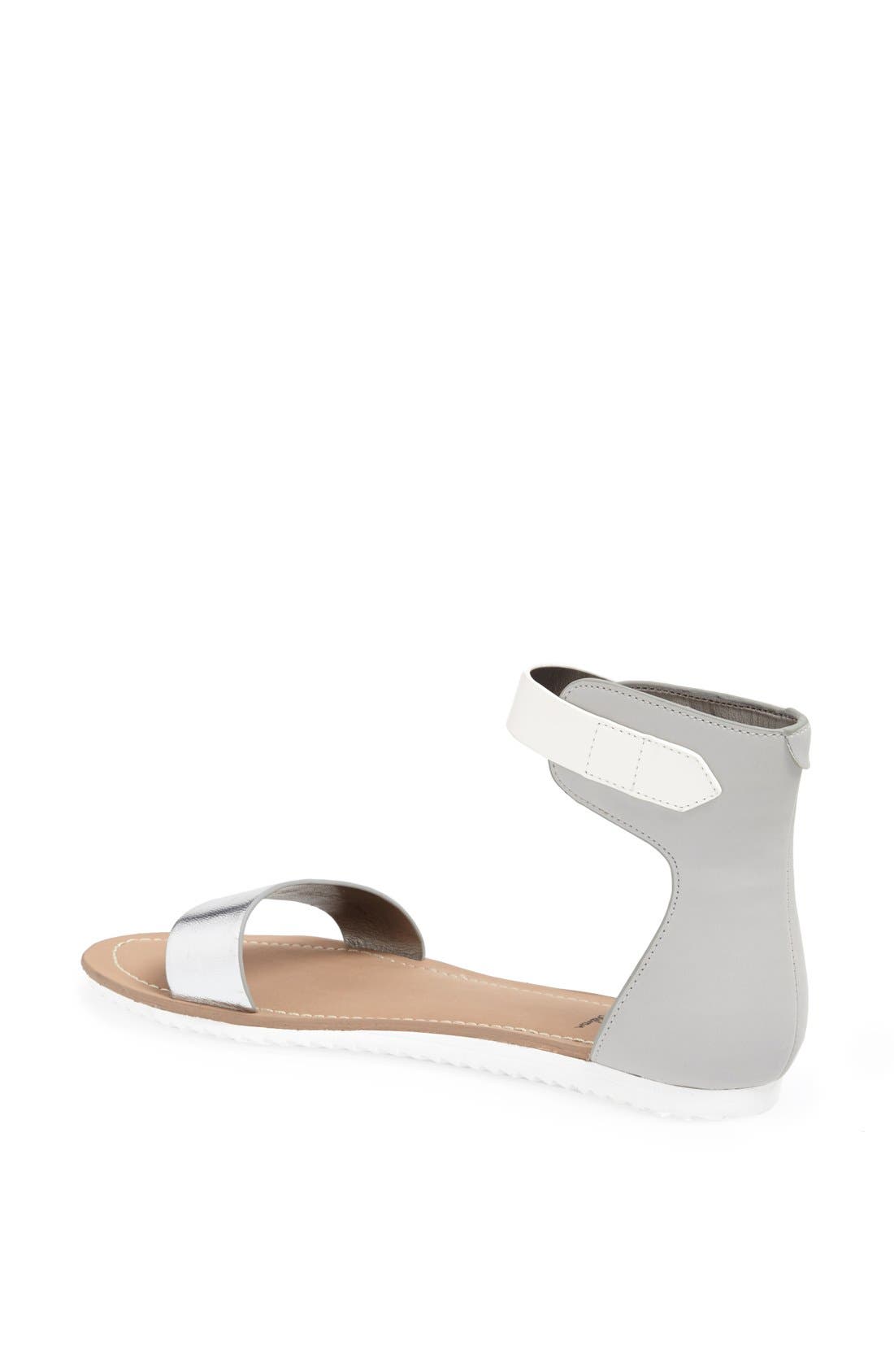 Circus by Sam Edelman 'Sloan' Sandal, Alternate, color, SILVER/ GREY