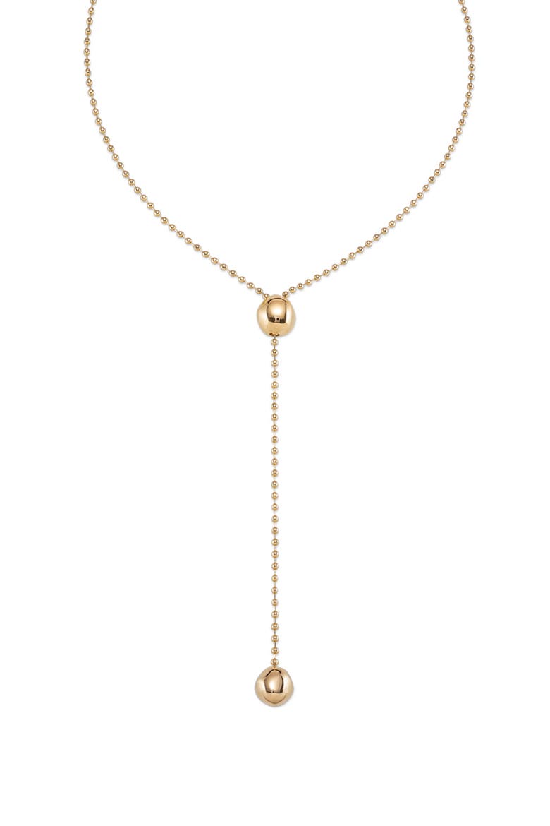 Drop Chain Necklace, Alternate, color, Gold