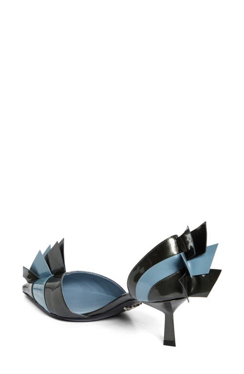 Prada Two-tone Leather Pumps In Multi