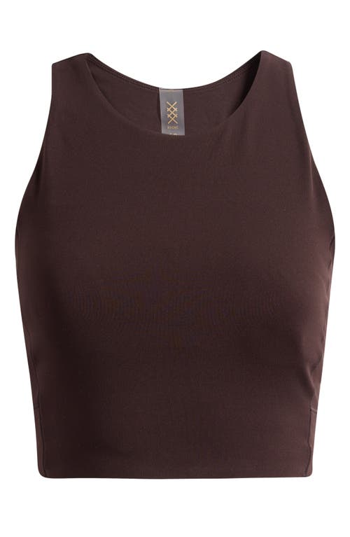 Rhone Revive Longline Bra In Brown