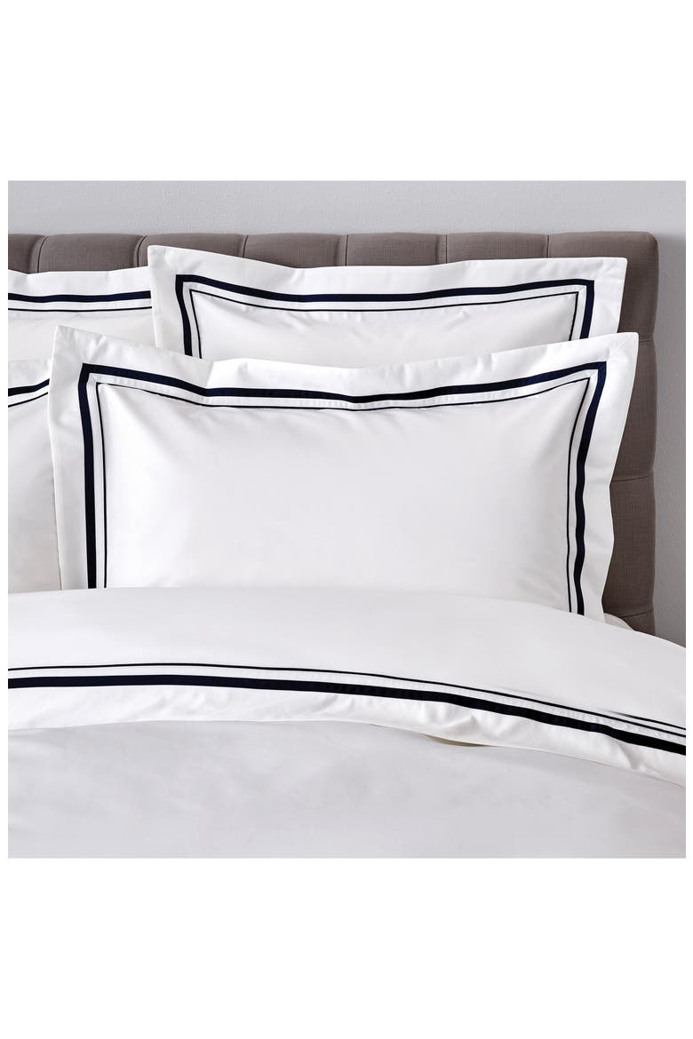 Cavendish Euro Sham, Alternate, color, WHITE/ BLACK