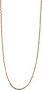 Argento Vivo Sterling Silver Box Chain Necklace