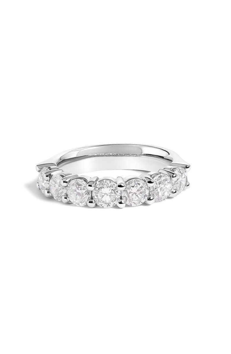 Haus of Brilliance 14K Gold 2.0 Cttw Diamond 7 Stone Band Ring, Main, color, White Gold