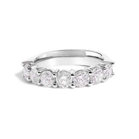 14K Gold 2.0 Cttw Diamond 7 Stone Band Ring