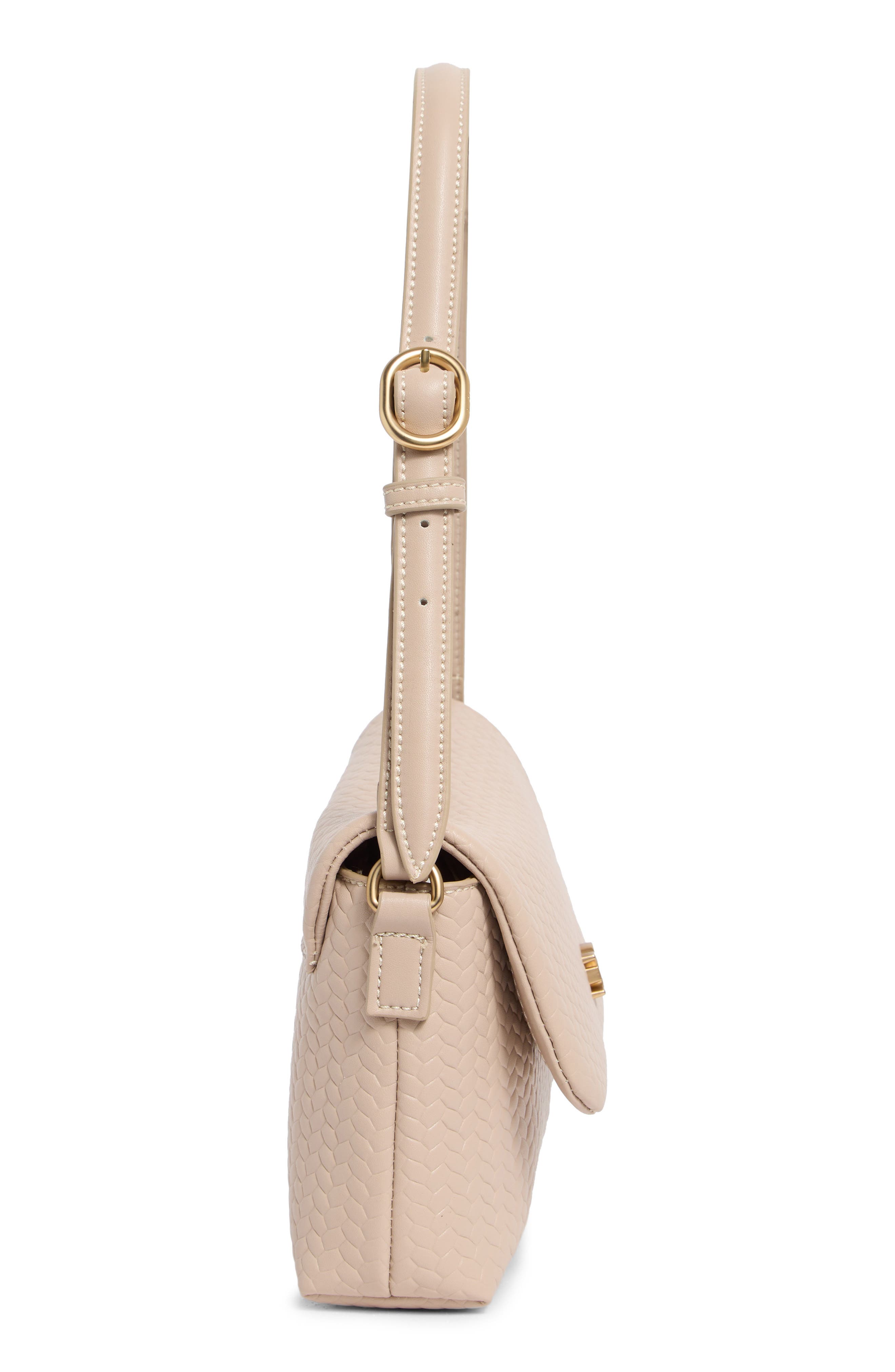 Sam Edelman Eva Woven Shoulder Bag, Alternate, color, Beige