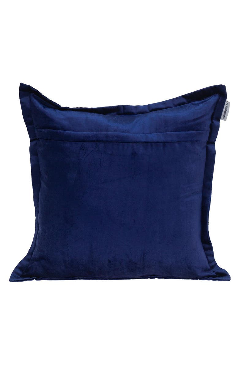 PARKLAND COLLECTION Agneta Transitional Blue Square Throw Pillow, Alternate, color,