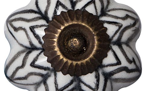 Kinetic 8-pack Knobs In Wavy Black White Line
