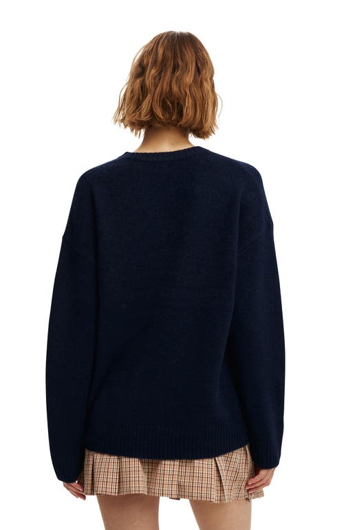 Cotton On Luxe Crew Sweater In Multi