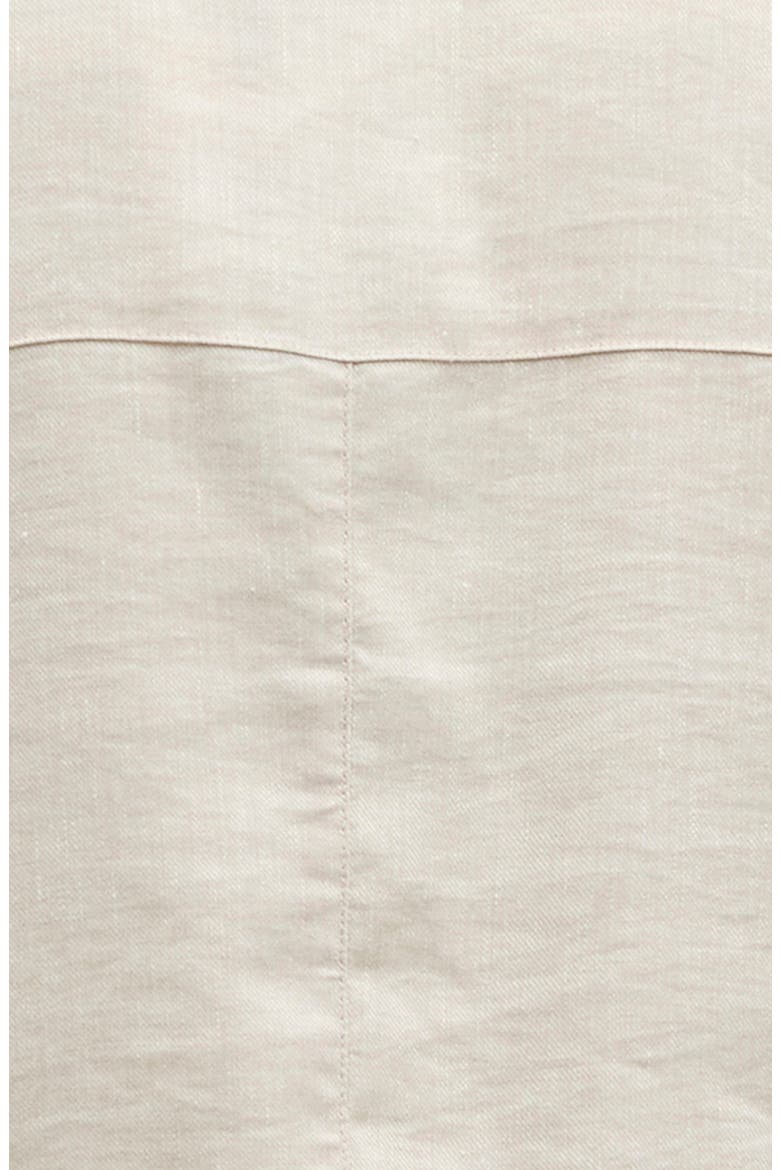 Gabby Oversize Linen Blend Twill Button-Up Shirt Jacket, Alternate, color, MIST