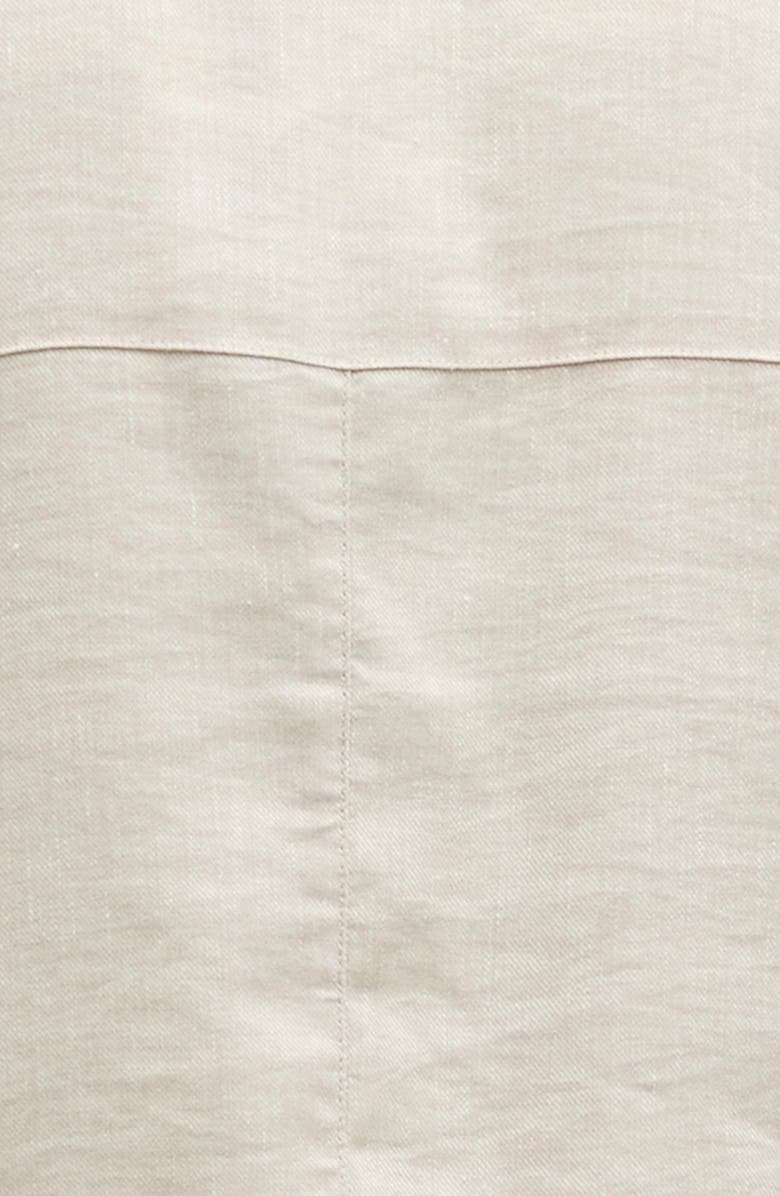 Barbour Gabby Oversize Linen Blend Twill Button-Up Shirt Jacket, Alternate, color, 