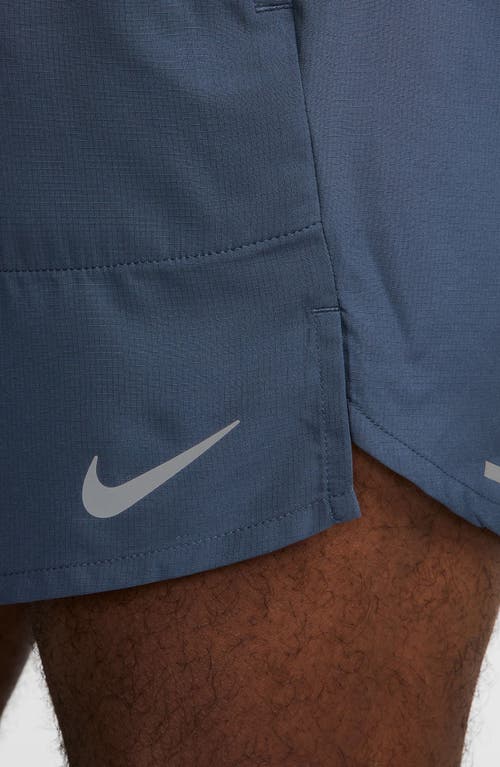 Nike Dri-fit Stride 7-inch Brief-lined Running Shorts In Blue