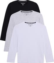 XRAY Kids' 3-Pack Long Sleeve Cotton T-Shirts