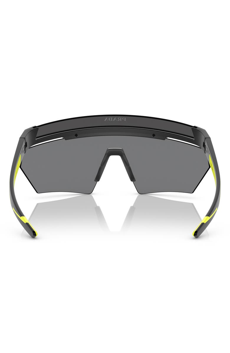 Prada Linea Rossa Shield Sunglasses, Alternate, color,