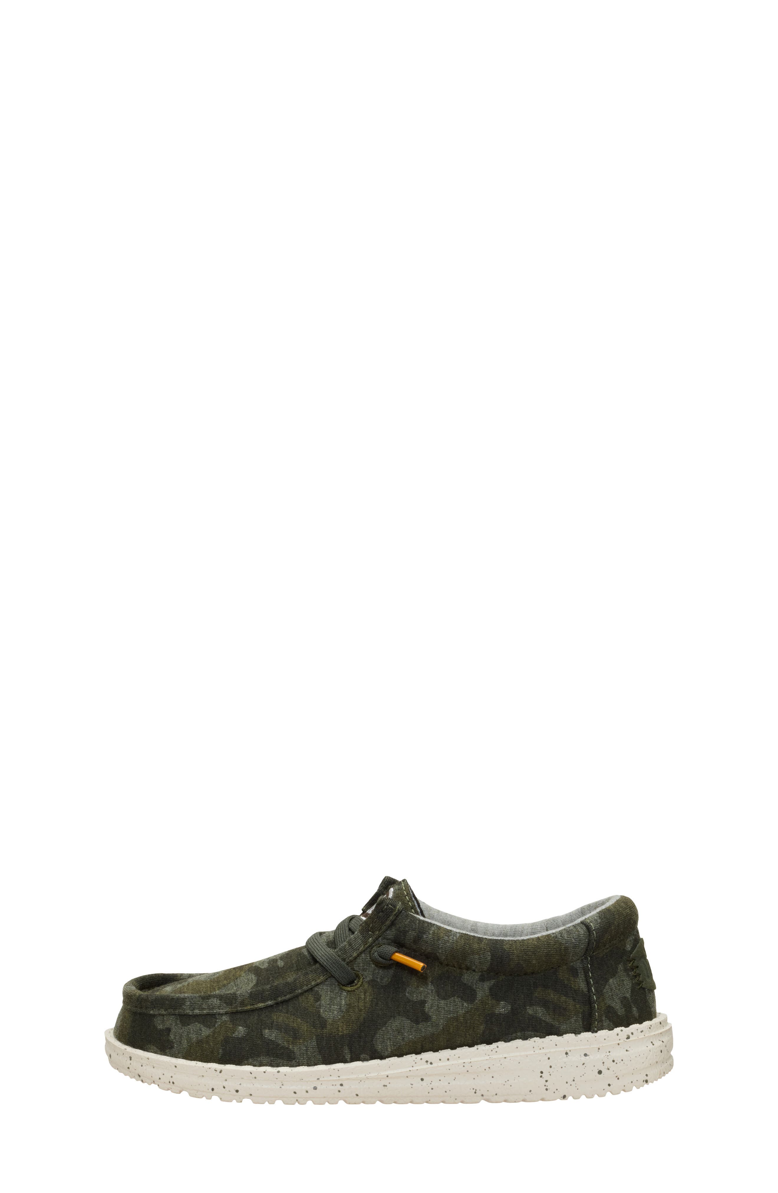 Kids' Wally T Stretch Jersey Camo Slip-On, Alternate, color, GREEN