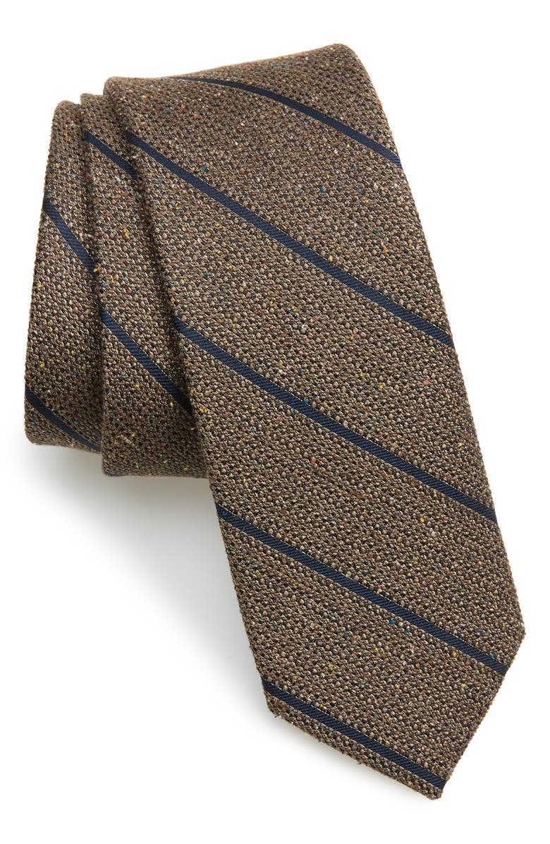 The Tie Bar Decruise Stripe Silk Tie, Main, color,