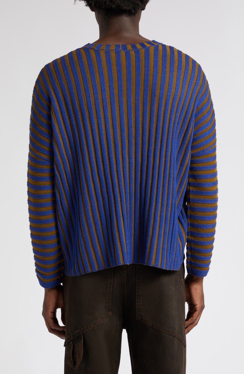 Eckhaus Latta Keyboard Ribbed Wool Sweater, Alternate, color, 