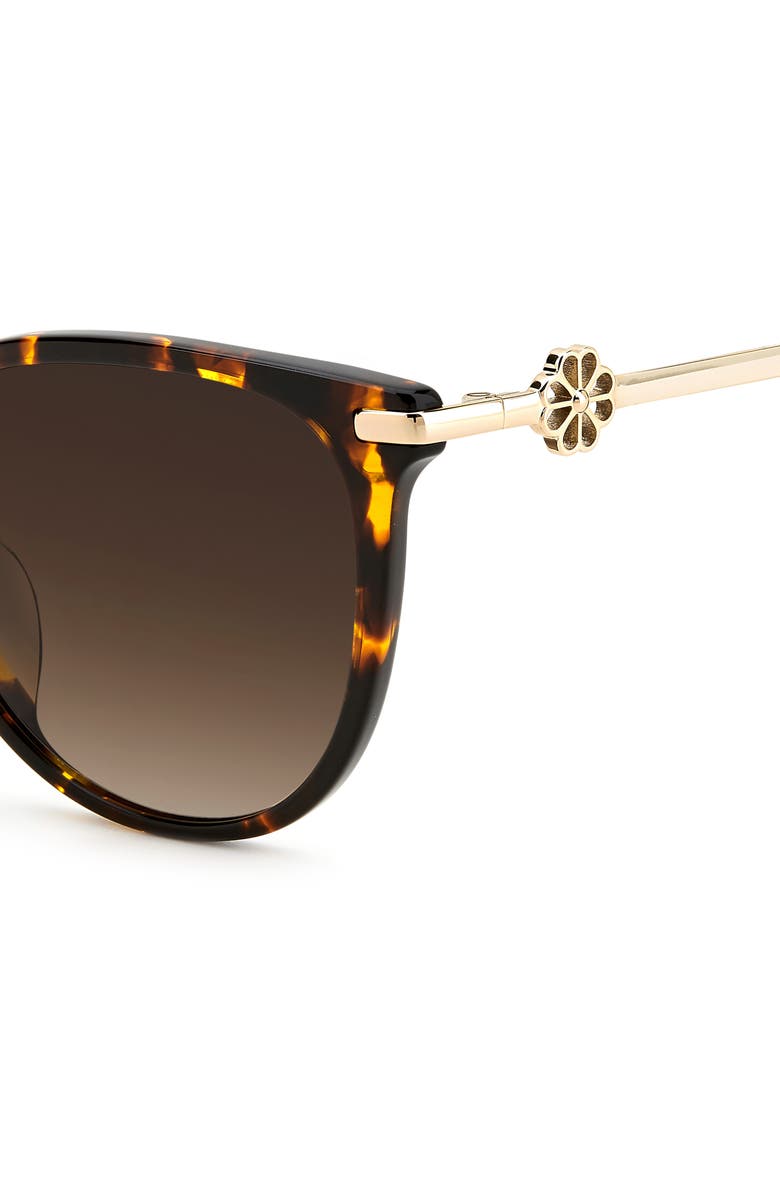 Kate Spade Kristina Sunglasses, Alternate, color, Havana