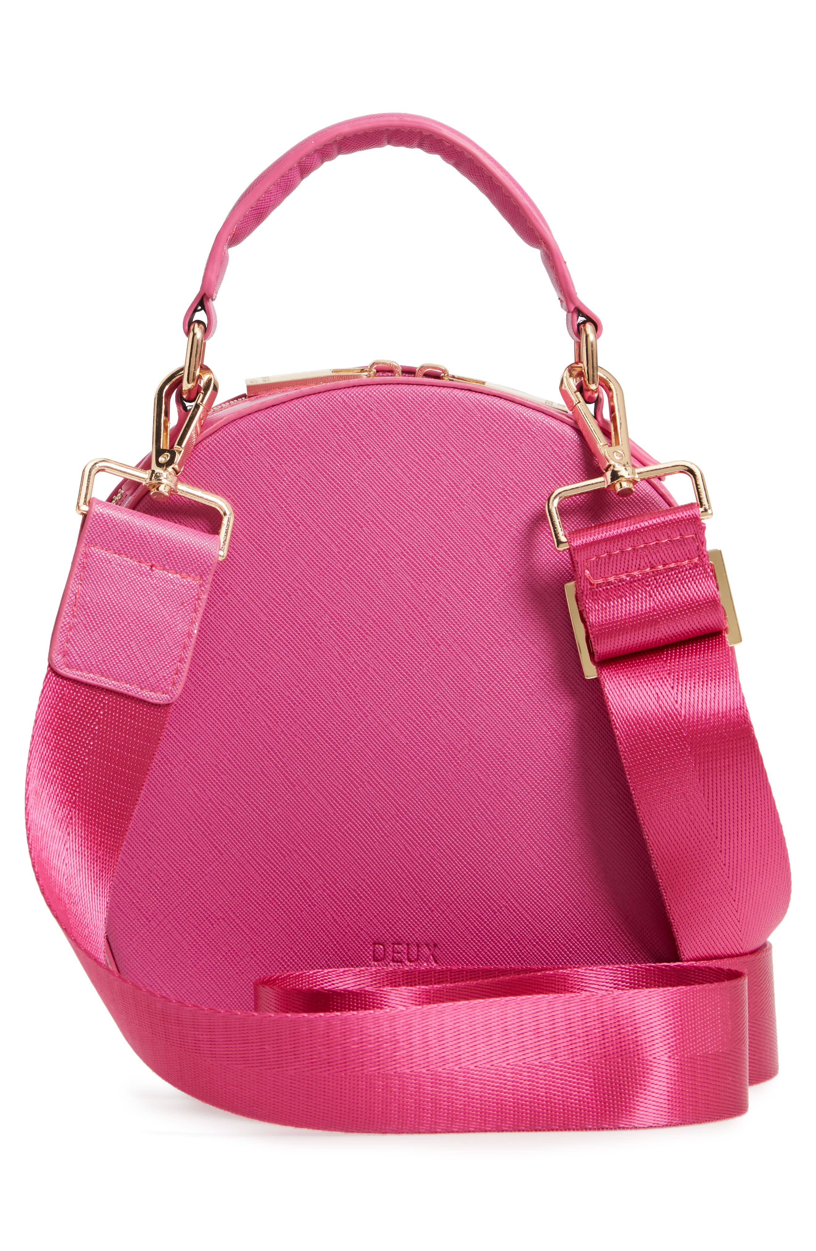 Deux Lux Annabelle Faux Leather Circle Crossbody Bag, Alternate, color, 